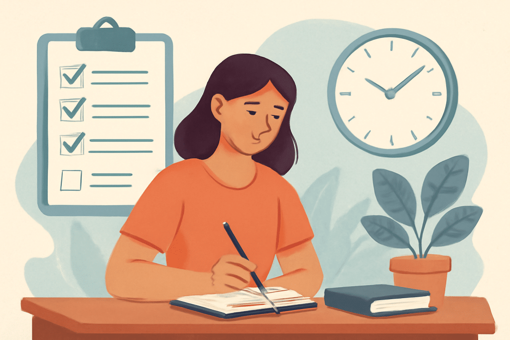 Journaling balance, gradual progress, mindful journaling, flexible journaling habits, don’t need to do everything at once, stress-free journaling, manageable journaling approach