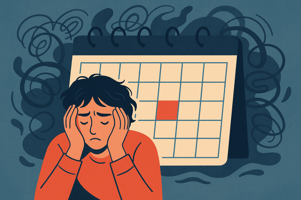 stressing over overload calendar